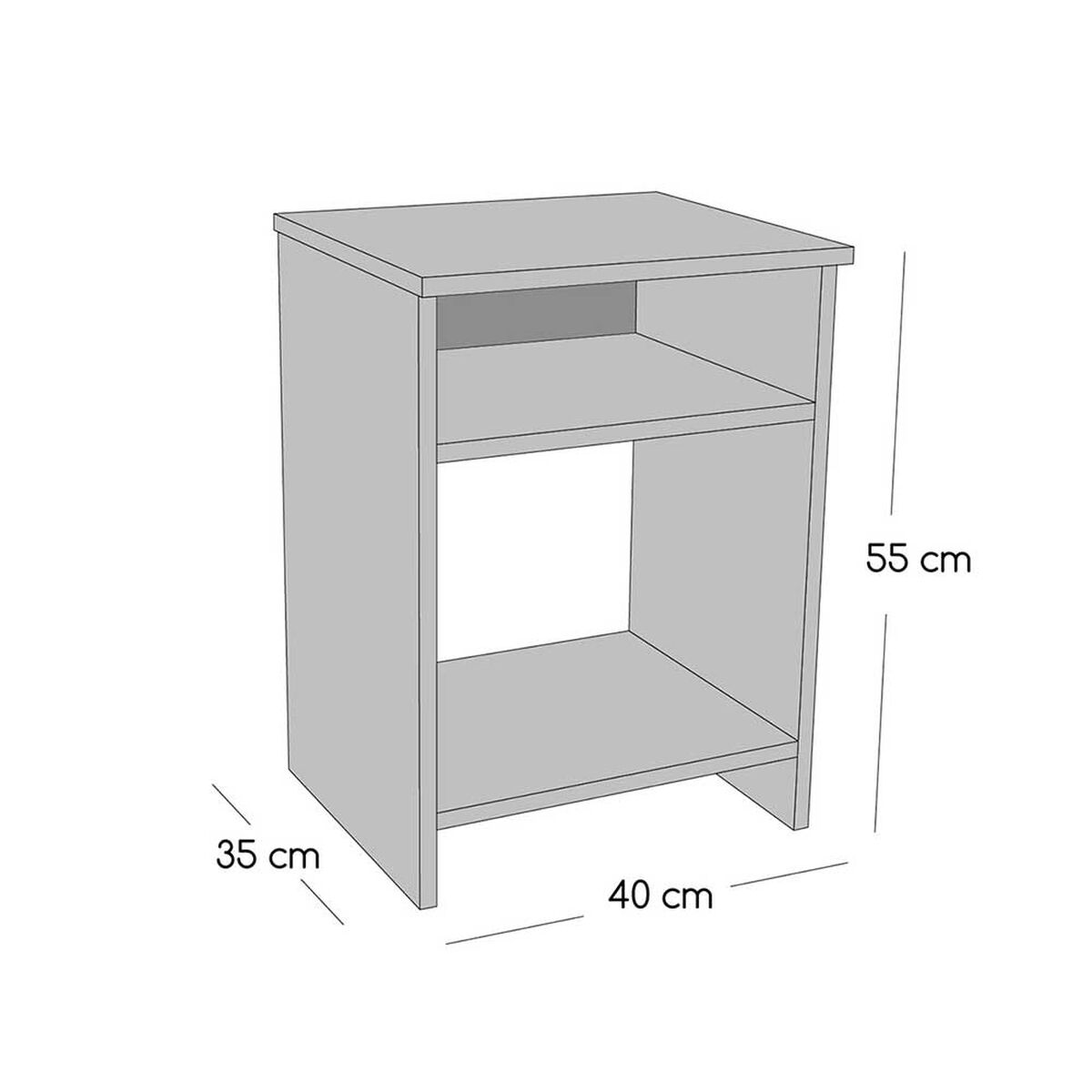 Cama Europea Celta 1,5 Plazas Atlantis Black + Respaldo + Velador Castilla
