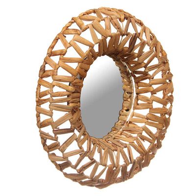 Imagen 2 del producto Espejo Mimbre Natural Vgo para Colgar Circular 46 cm Beige