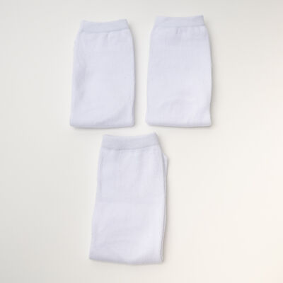 Imagen 2 del producto Pack 3 Calcetines Largo Mujer Icono Blanco