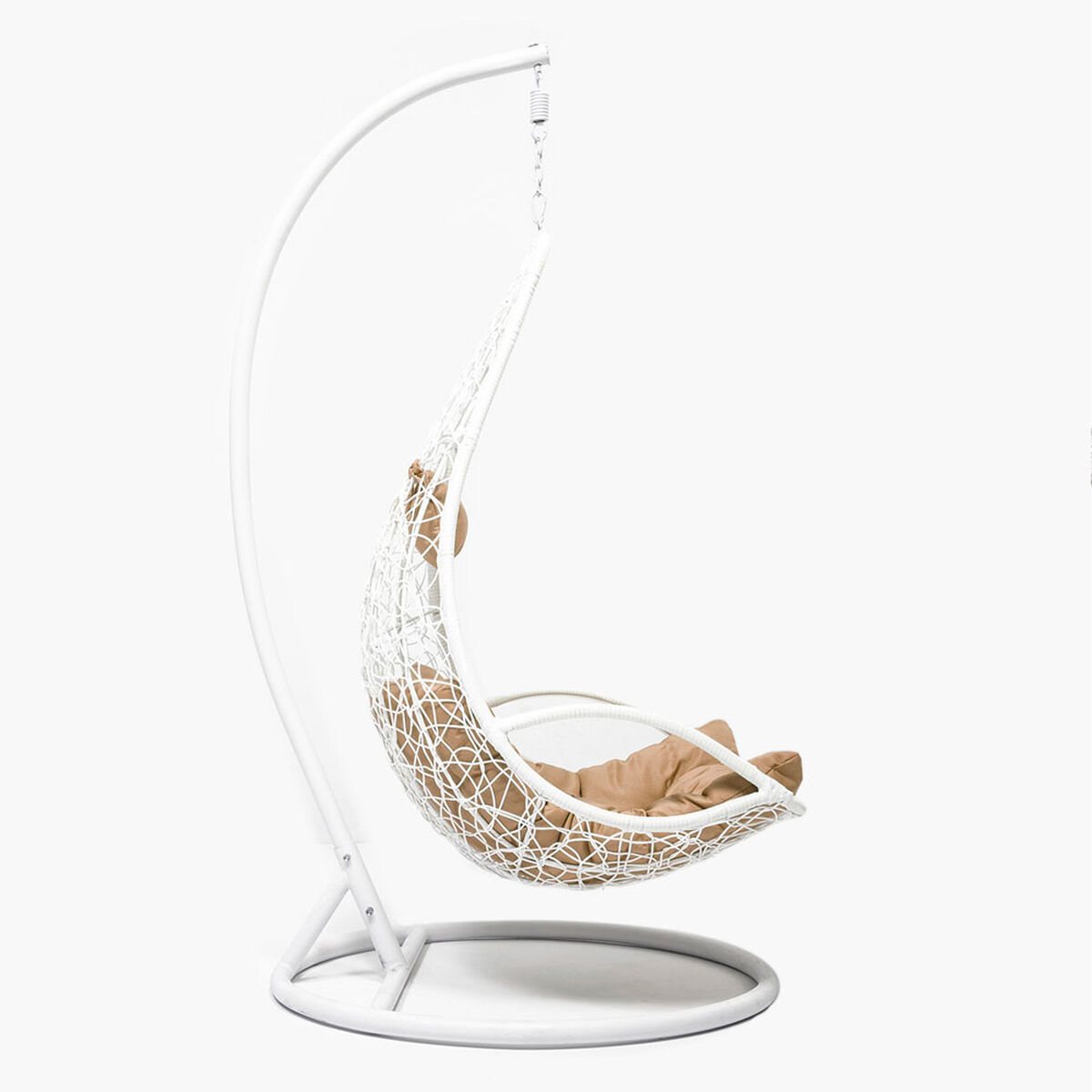 Silla Colgante Rattan Sintético Spazzio Colbun Crema