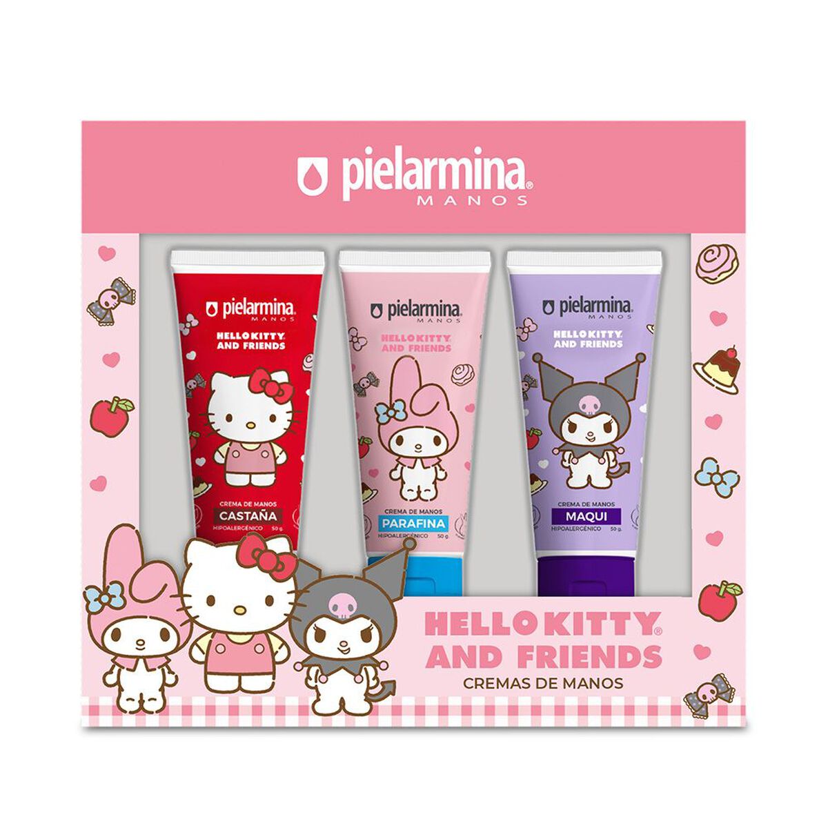 Tripack Manos Hello Kitty and Friends Pielarmina