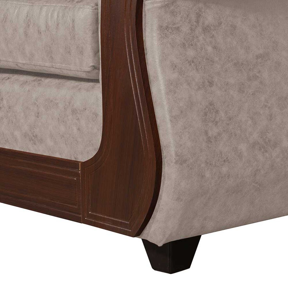 Sofá Black Factory Palermo 3 Cuerpos Crema