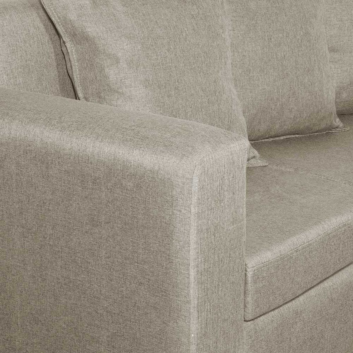 Sofá Seccional Deco Outlet Turín 5 Cuerpos Beige