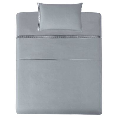 Imagen 2 del producto Juego de Sábanas Illusions 1 Plaza Bordada Gris