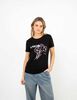 Polera Con Estampado Manga Corta Mujer Icono