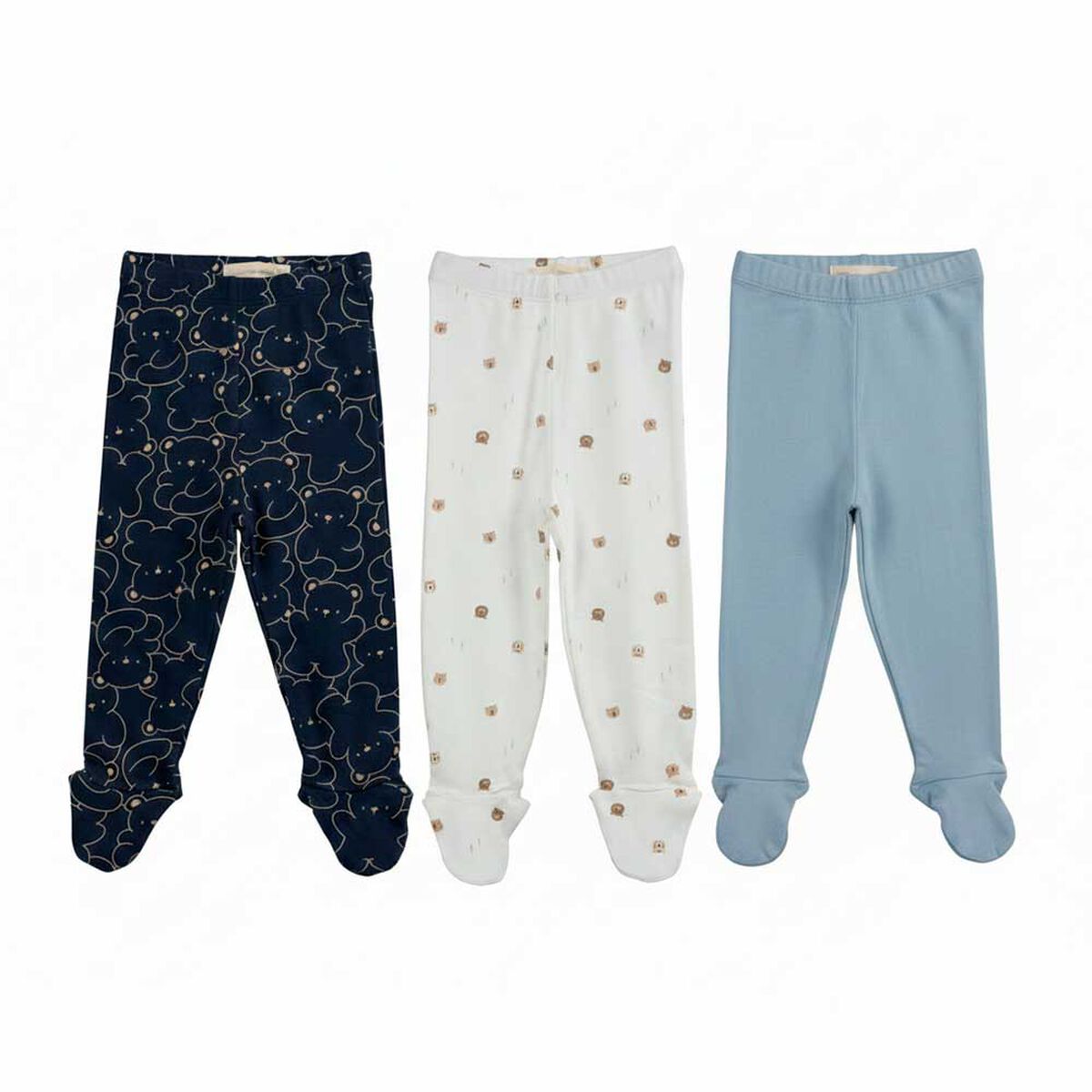 Pack 3 Ballerina con Patitas Beb&eacute; de Algod&oacute;n Chess Baby