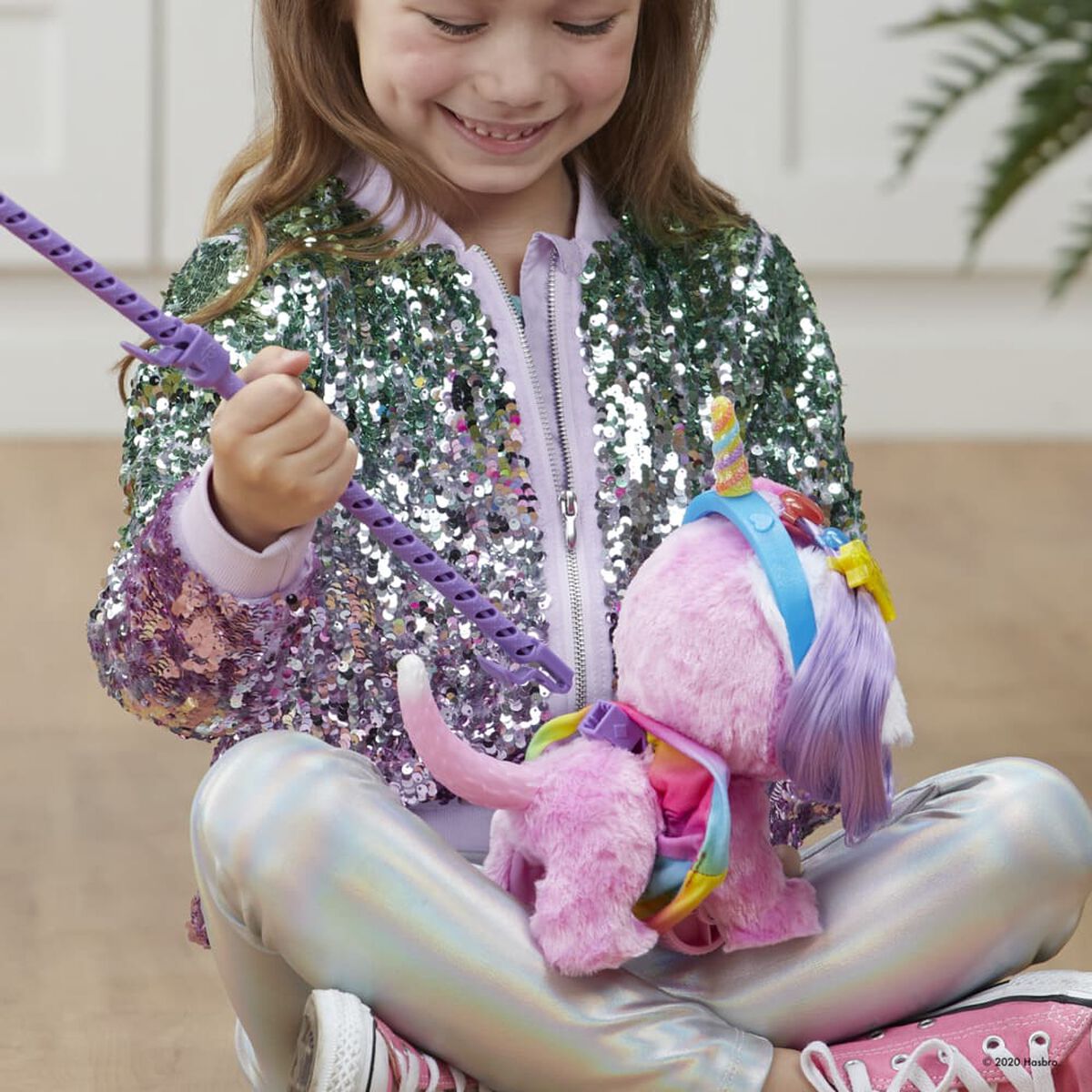 Peluche Furreal Friends Glamalots Perro Rosado