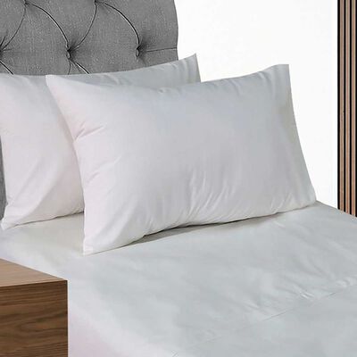 Imagen 1 del producto Juego de Sábanas Illusions 144 Hilos 1 Plaza Blanca