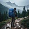 Cubre Mochila Contra Agua Impermeable Funda 45Lts Azul Pro Outdoor