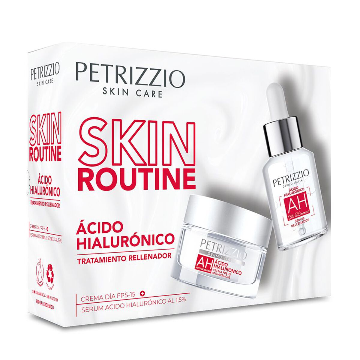 Set Skin Routine Ácido Hialurónico Crema + Sérum