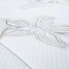 Cama Europea Rosen Base Dividida King Art 4 + Respaldo Niebla