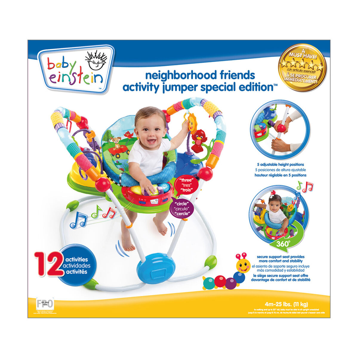 Centro de Actividad Saltarin Baby Einstein Friends