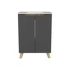 Mueble Lavamanos TuHome Laurent 1 Puerta Plomo