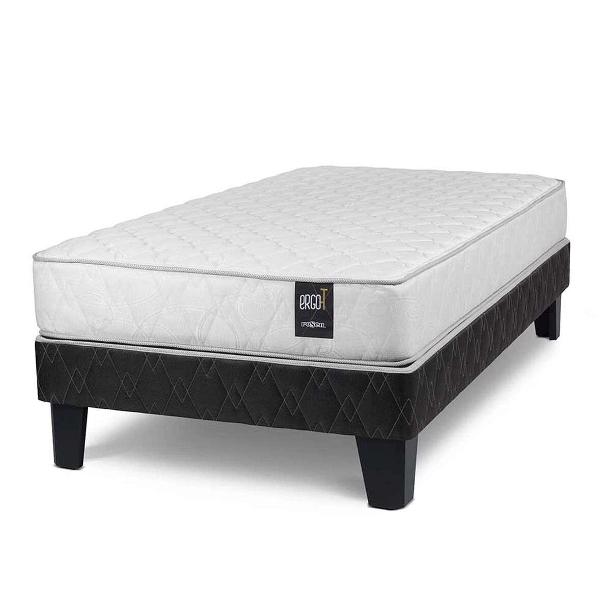 Cama Europea Rosen 1 Plaza Ergo-T