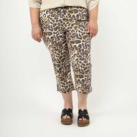 Pantalón Capri Mujer Extralindas Cafe, Negro