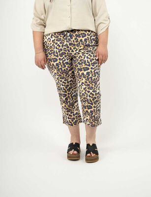 Imagen 1 del producto Pantalón Capri Mujer Extralindas Cafe