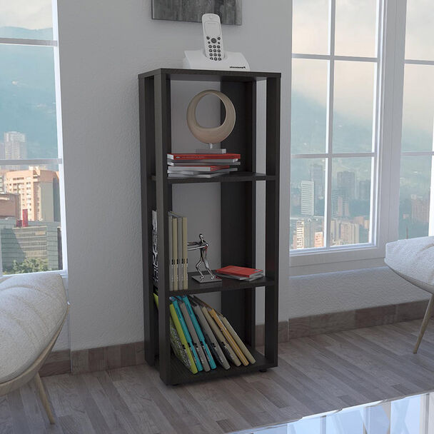 Librero TuHome Office Wengue Negro