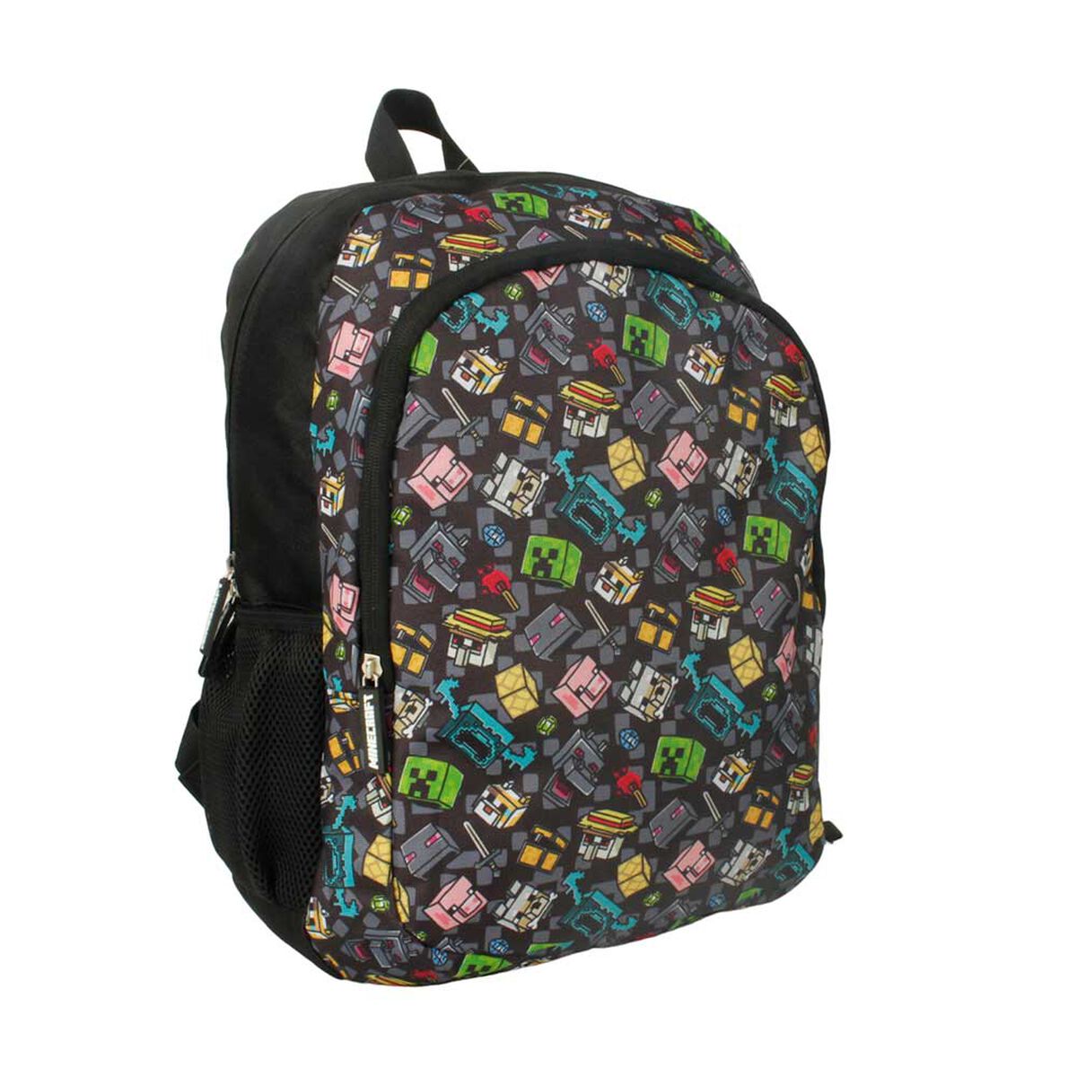 Pack Mochila Juvenil, Lonchera y Estuches Minecraft