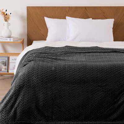 Imagen 1 del producto Frazada Mashini Jqd Flannel Nevada King Marengo