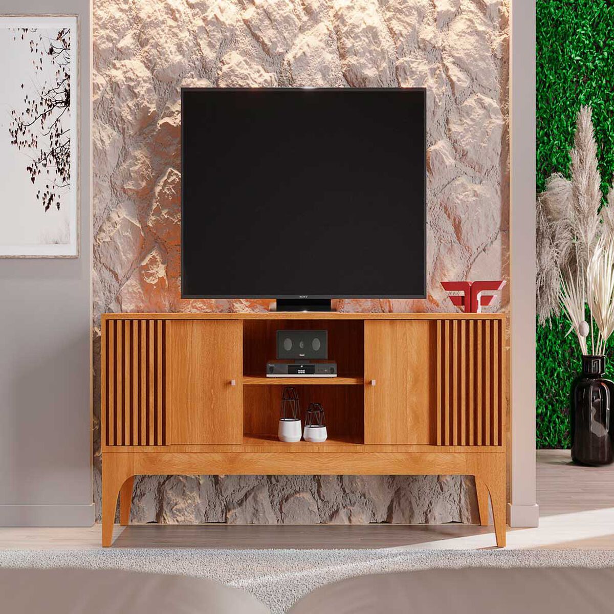 Rack TV Exit Florencia 70" Canela