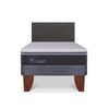 Cama Europea CIC 1,5 Plazas Ortopedic Advance + Respaldo Villarrica