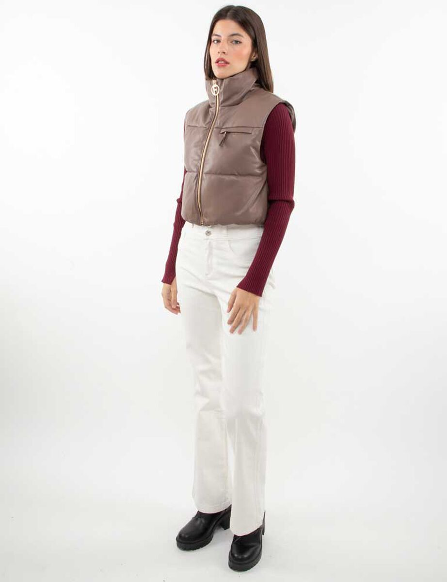 Parka Puffa Sin Mangas Mujer Fiorucci