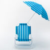Silla de Playa Niño con Quitasol Rayas