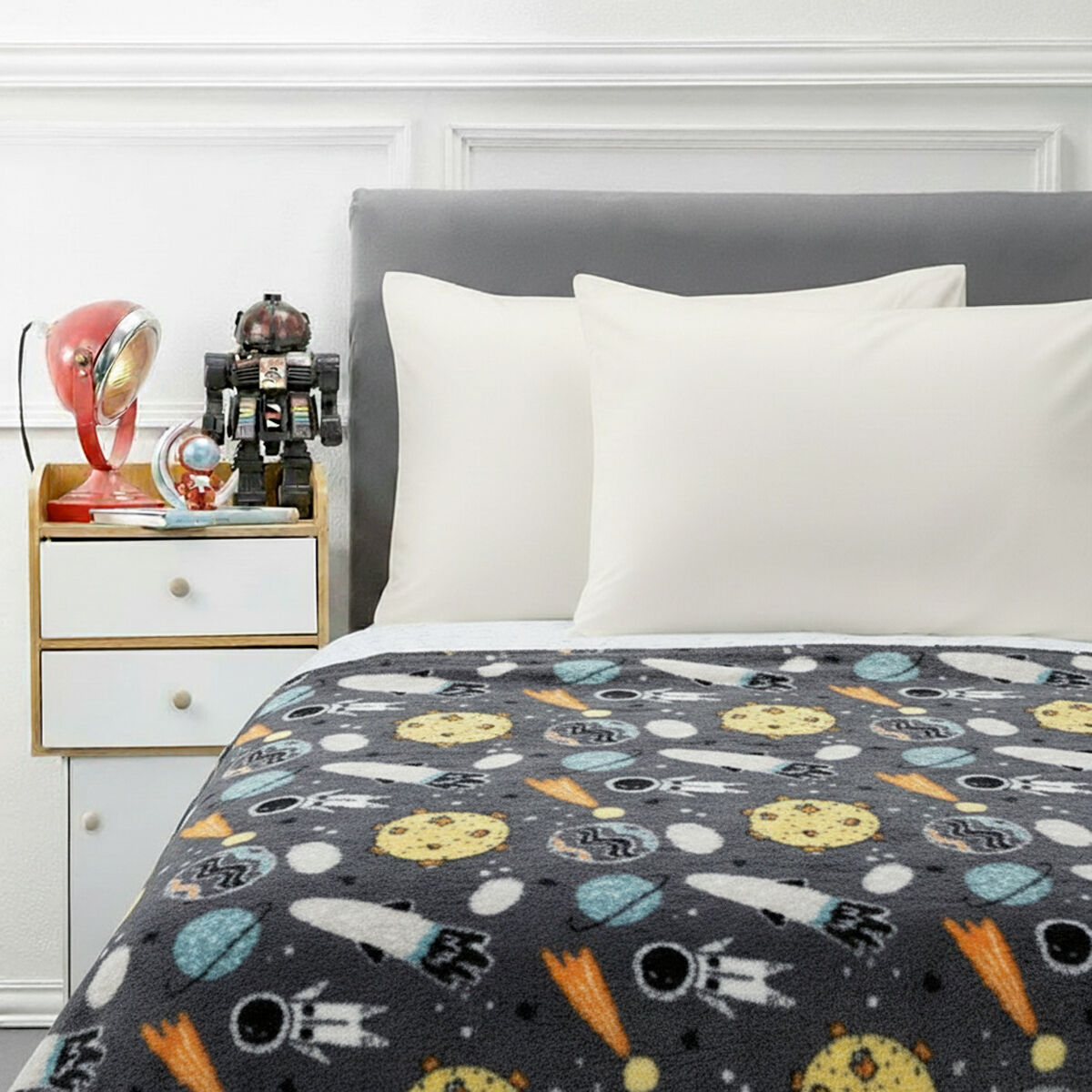 Frazada Sherpa Infantil Estampada Casanova Kids 1,5 Plazas