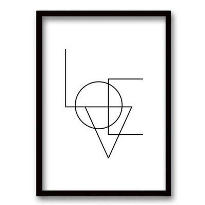 Cuadro Decorativo Retela Love 50 x 35 cm