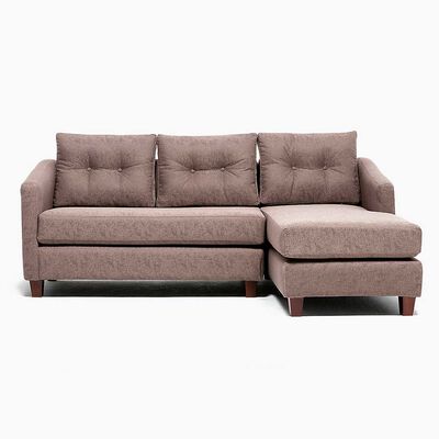 Imagen 1 del producto Sofá Seccional Barra Design Elena Derecho 3 Cuerpos Café