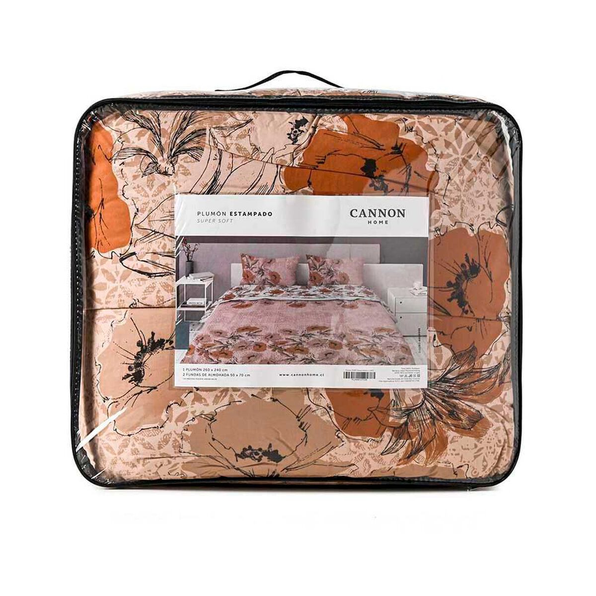 Plum&oacute;n Estampado Cannon 1,5 Plazas Ashrose