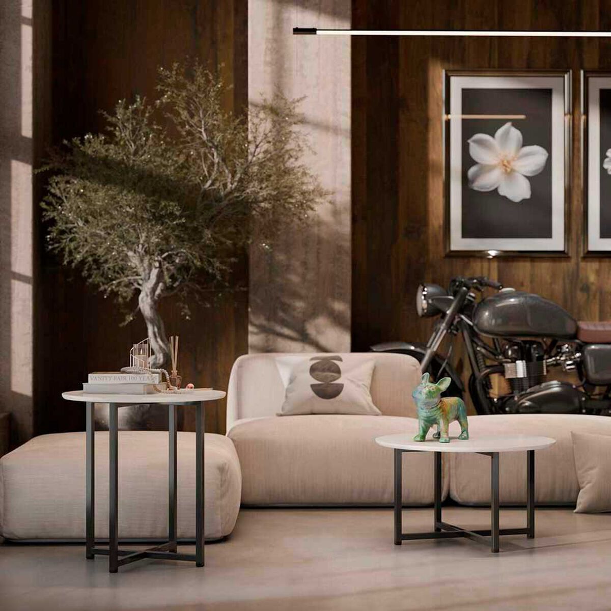 Mesa de Centro Onessta Flow Blanco