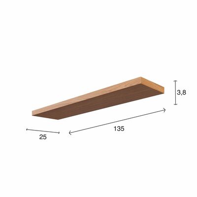 Imagen 2 del producto Repisa Roca Iguapé Canela 135 cm.