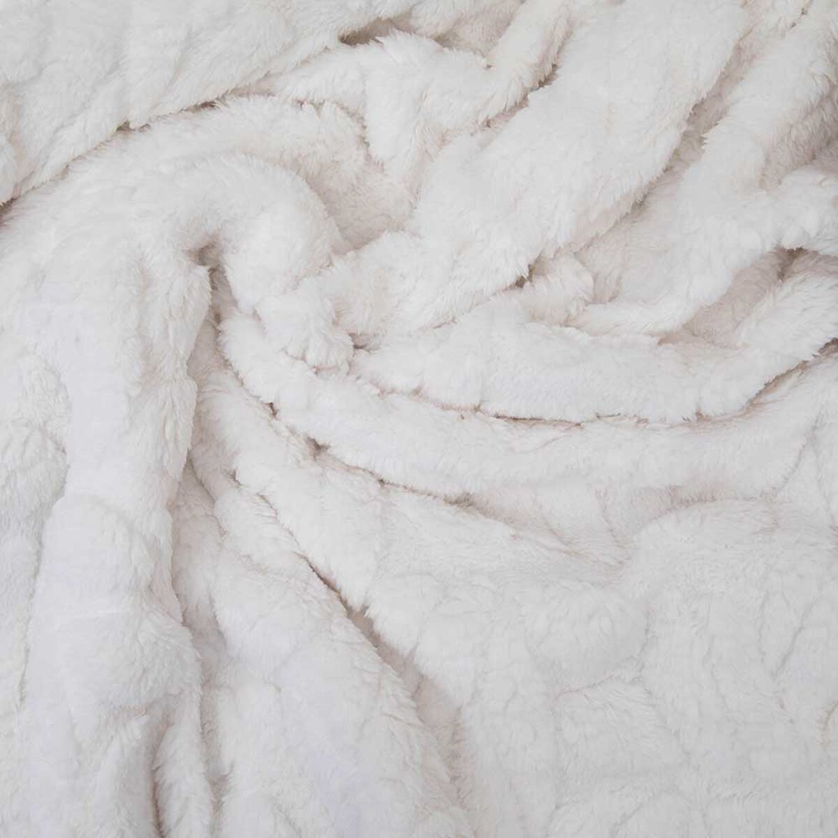 Manta Poliéster Doral 127 x 152 Deluxe Blanco