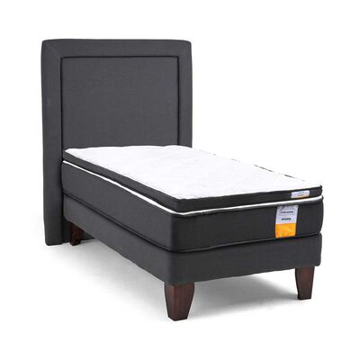 Imagen 2 del producto Cama Europea Drimkip 1 Plaza Funcional + Topper + Respaldo
