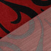 Alfombra Frize Carved D3 80X120 Cm Rojo