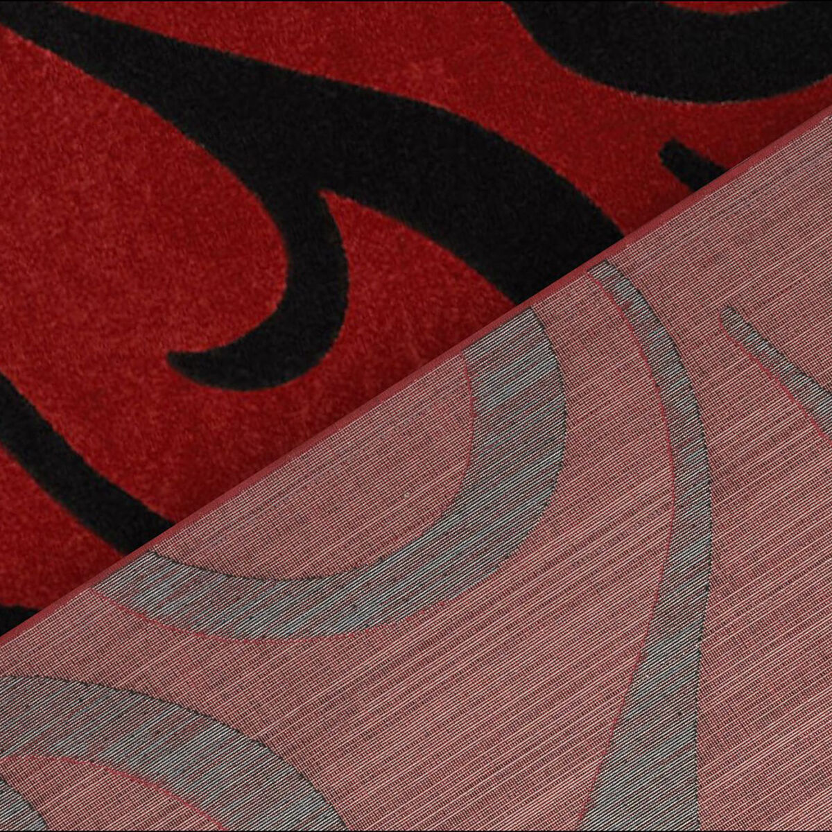 Alfombra Frize Carved D3 80X120 Cm Rojo