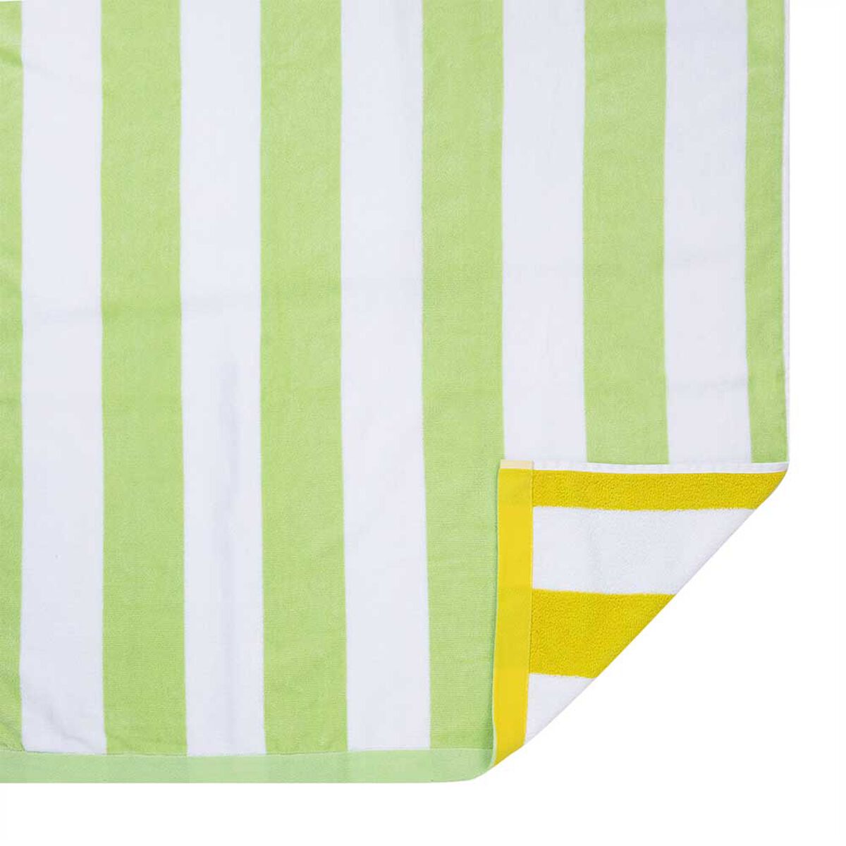 Toalla de Playa Bicolor Reversible Casanova Stripes Green 86 x 160 cm
