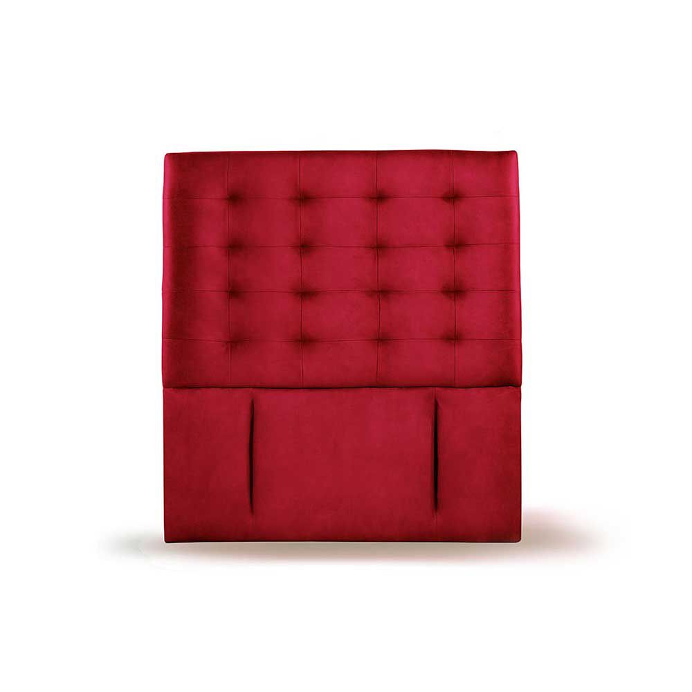 Respaldo Latam Home 1,5 Plazas Napoles Cuero Rojo