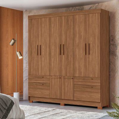 Imagen 1 del producto Clóset Onessta Curitiba 8 Puertas 4 Cajones Jatoba