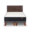 Cama Europea CIC Base Dividida 2 Plazas Premium + Respaldo