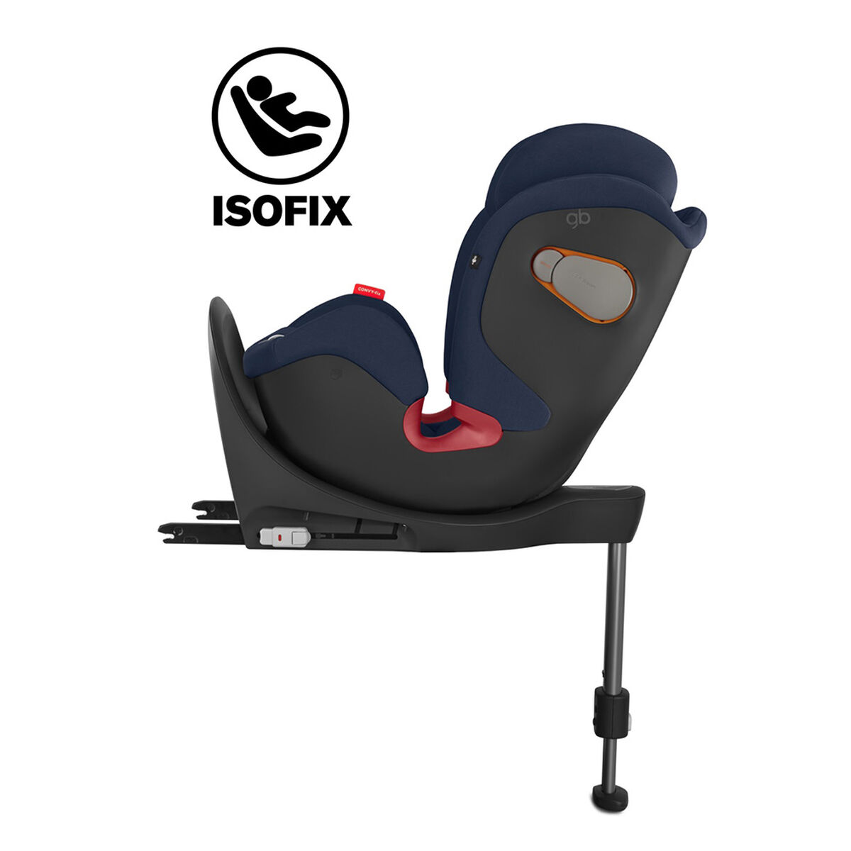 Silla de Auto Convertible Convy Fix London Gris