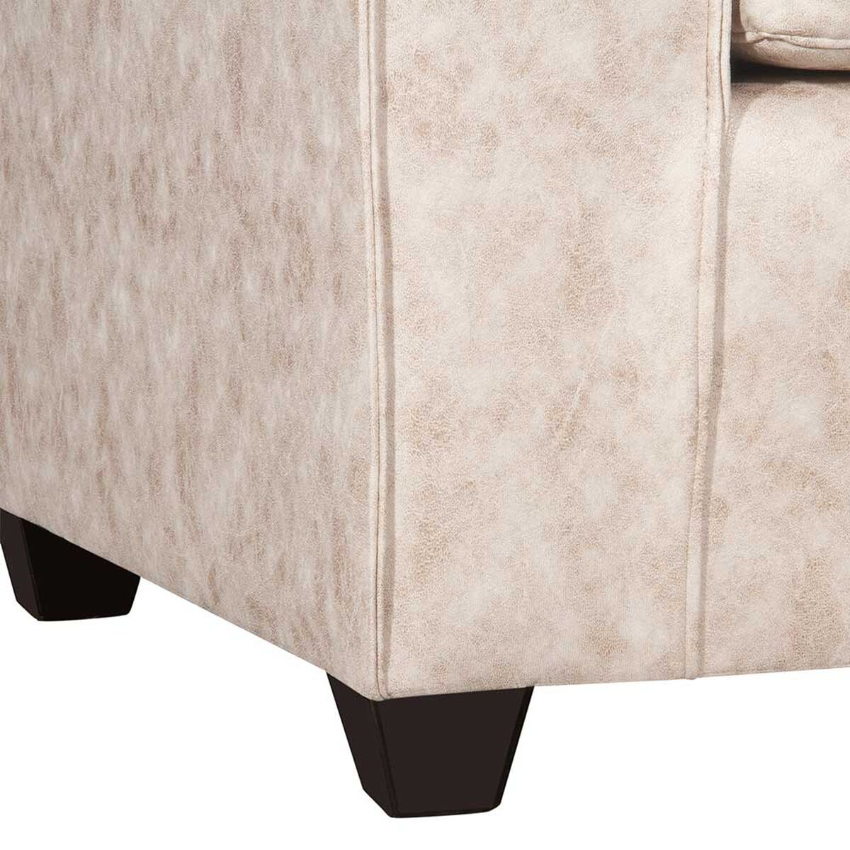 Juego de Living Black Factory Ezeiza Sof&aacute; 3 Cuerpos + Dos Sillones 1 Cuerpo Crema