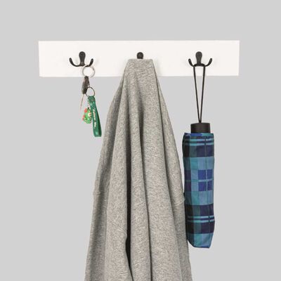 Imagen 2 del producto Perchero 3 Ganchos TuHome Sócrates Blanco