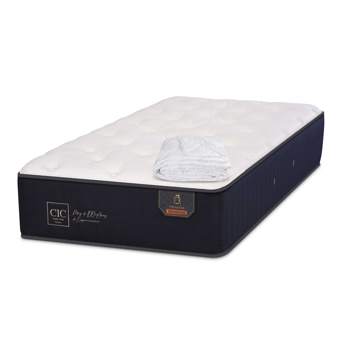 Colchón CIC 1,5 Plazas Premium + Cubrecolchón