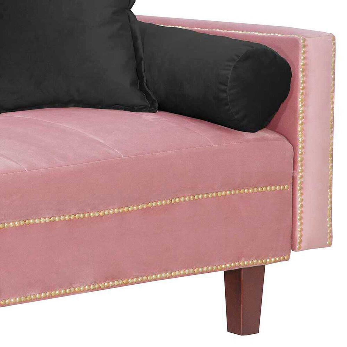 Fut&oacute;n Black Factory Vanguardia 3 Cuerpos Rosa Negro