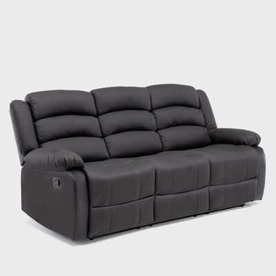 Imagen 1 del producto Sofá Daniels 8041SFFBK 3 Cuerpos Negro