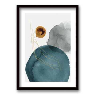 Cuadro Decorativo Retela Turquoise II 70 x 50 cm