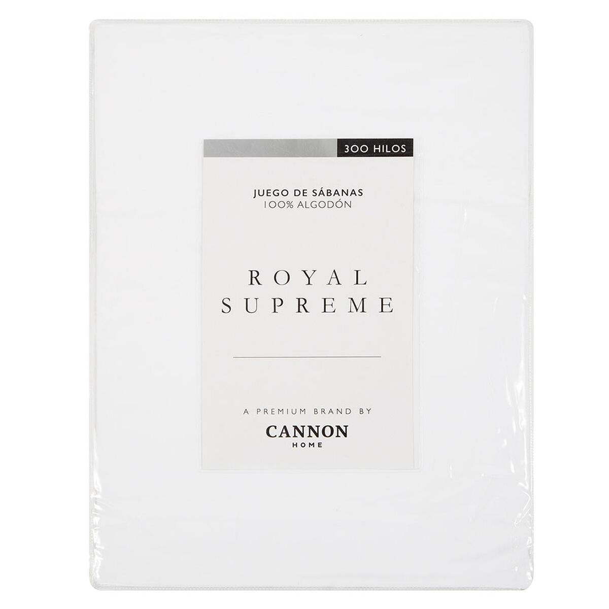 Juego de Sábanas Royal Supreme 300 Hilos 2 Plazas Liso White