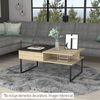 Mesa de Centro TuHome 5G-3 Rovere/Wengue